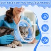 SlowTon Cat Recovery Collar - Protective Adjustable Elizabethan Recovery Collars