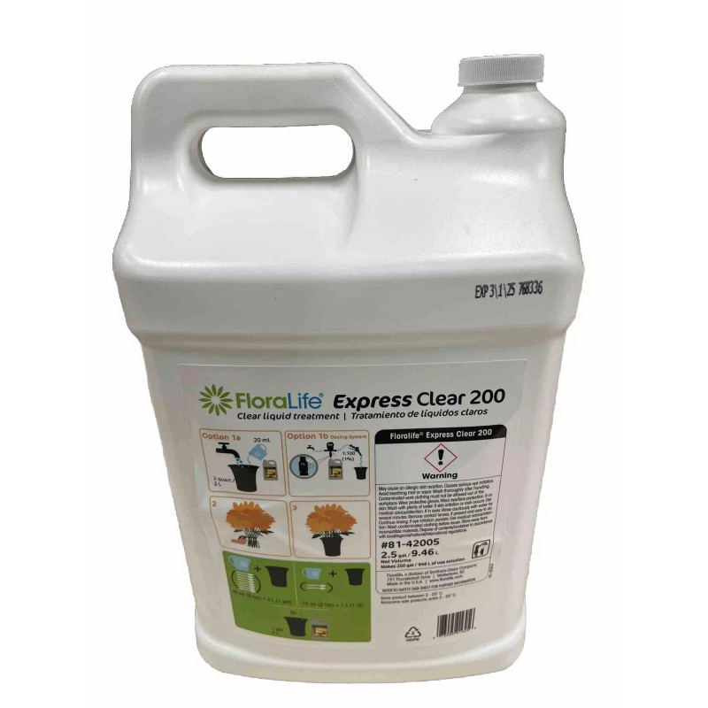 Floralife Express Clear 200, 2.5 Gallon