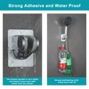 GwernKB Shower Head Holder Strong Adhesive No Drilling Wall Mount