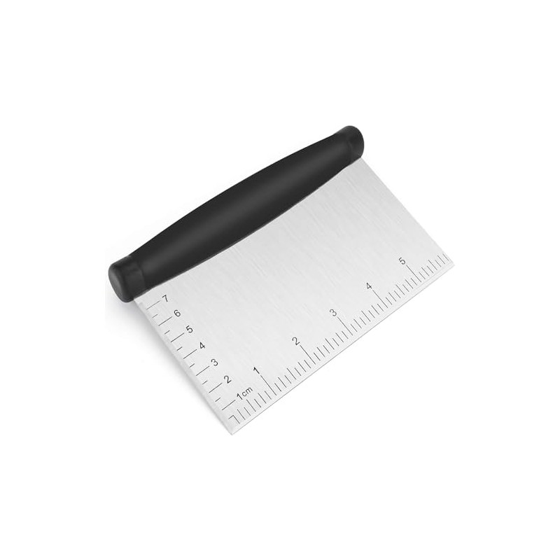 Stainless Steel Metal Griddle Scraper/Chopper Dough Cutter Great as Dough