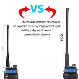 Walkie Talkie Tactical Antenna High Gain SMA Female Dual Band Antenna for Baoyu AR-152 UV-5R UV-82 BF-888S BF-88A