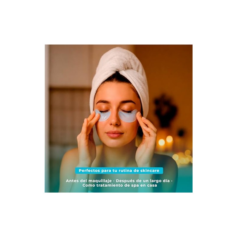 Hidrogel Hidratante Anti Ojeras, Bolsas y Líneas Finas 60 piezas