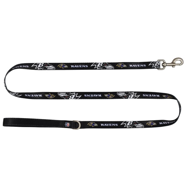 Little Earth 320165-RAVN-INCH: Premium Pet Lead, Baltimore Ravens
