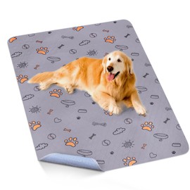 Washable Pee Pads for Dogs, Extra Large 60"x48" Super Absorbent Reusable Training Dog Pads, 100% Waterproof Non-Slip Dog Pee Pads Whelping Pads Dog Playpen Pads Extra Dog Pads Large Dog Mat Giant Pads