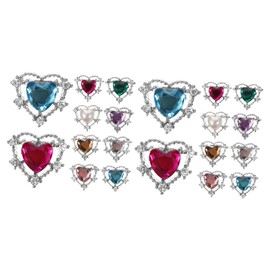 Healvian 20pcs Nail Art Rhinestones Charms for DIY Projects Decorative Nail Gems for Creative Designs for Manicure and Crafting Enhance Your Art Unique Style
