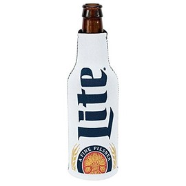 Miller Lite Beer Bottle Suit Holder Cooler Kaddy Huggie Coolie