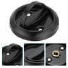 PATIKIL Recessed Door Handles, 2 Pcs Round Flush Pulls Stainless