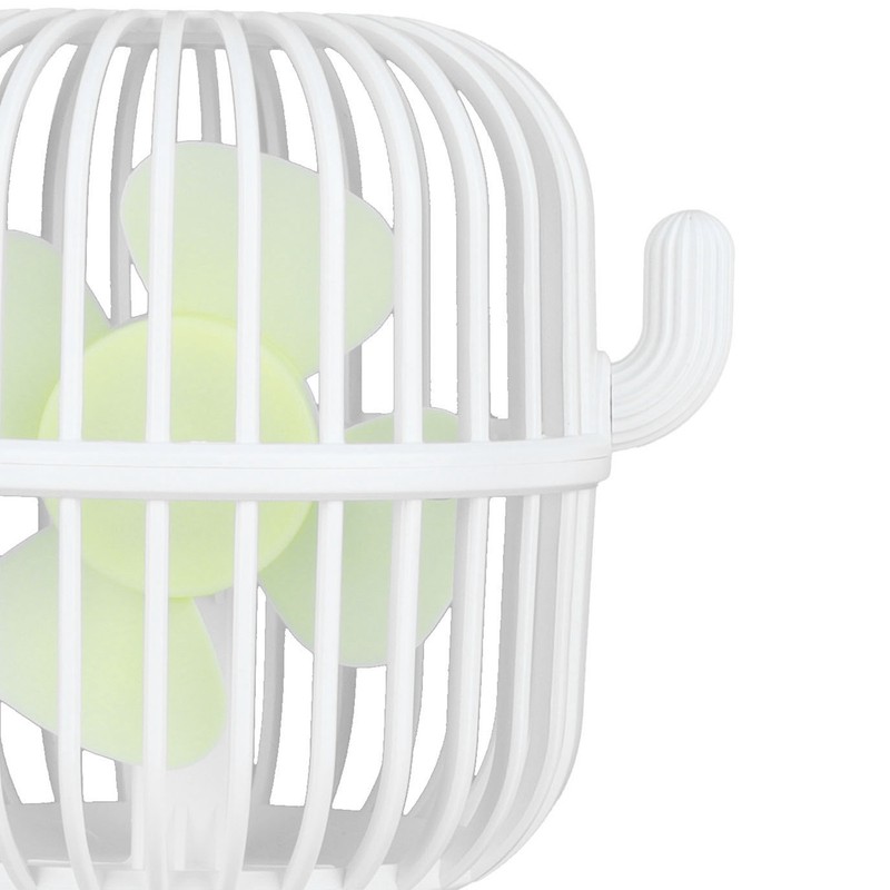 Mini Fan Cactus Moving Head USB Charging Portable Desktop Mini