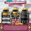 Tenmido Cranberry Supplements - 7in1 with Vitamin C, D-Mannose, Hibiscus,