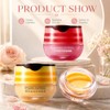 Strawberry & Honey Lip Mask Set with Applicator Brush, Vitamin