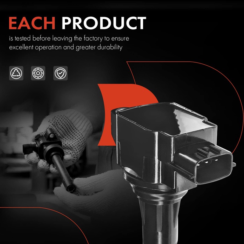 A-Premium Engine Ignition Coil Packs Compatible with Nissan Altima Rogue