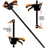E-Value ERC-150M Resin Quick Bar Clamp Opening Approx. 5.9 inches