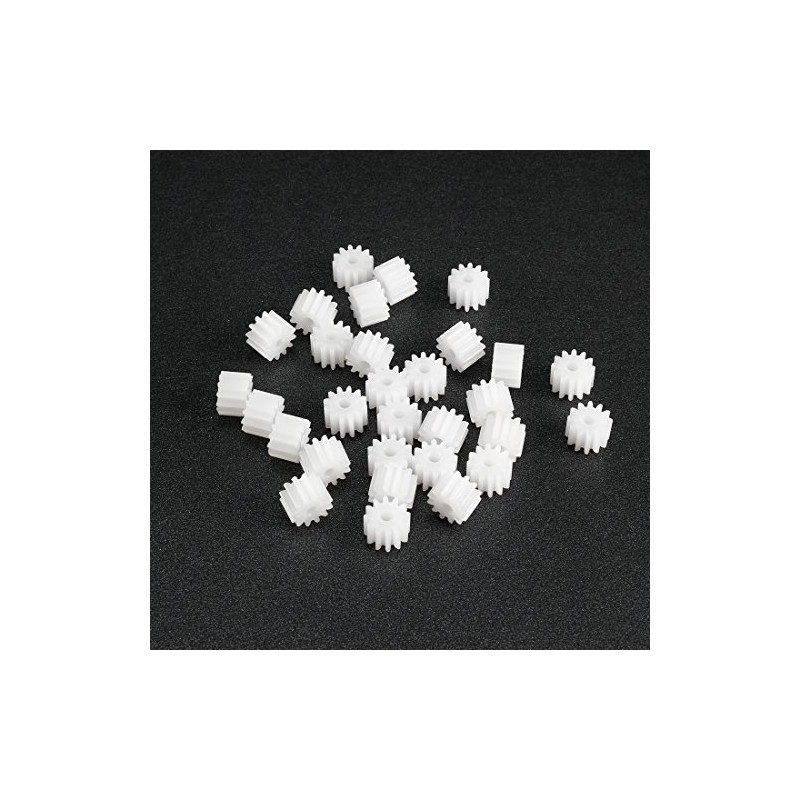 uxcell 30pcs Plastic Gears 12 Teeth Model 122A Reduction Gear