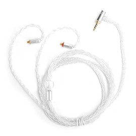 25 Core Silver Plated Cable OFC Upgrade Audio Cable for MMCX Connector for Shure SE215Transparency 2.5 Balanced Head