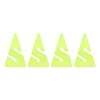 Alomejor Dive Line Marker Triangular Fluorescent Yellow for Cave and