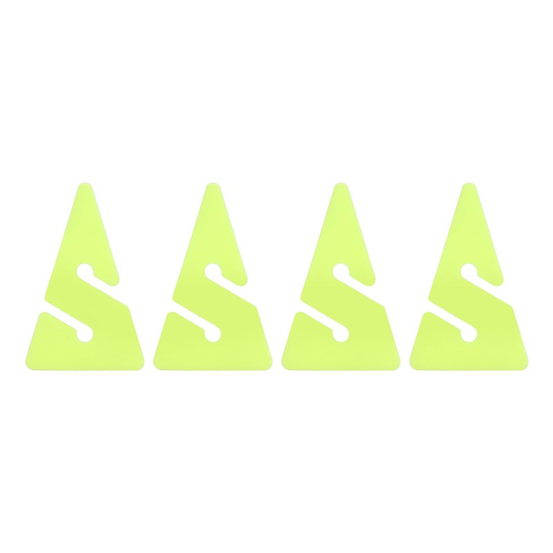 Alomejor Dive Line Marker Triangular Fluorescent Yellow for Cave and