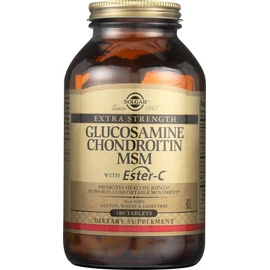 Solgar Extra Strength Glucosamine Chondroitin MSM with Ester-C 180 Tablets