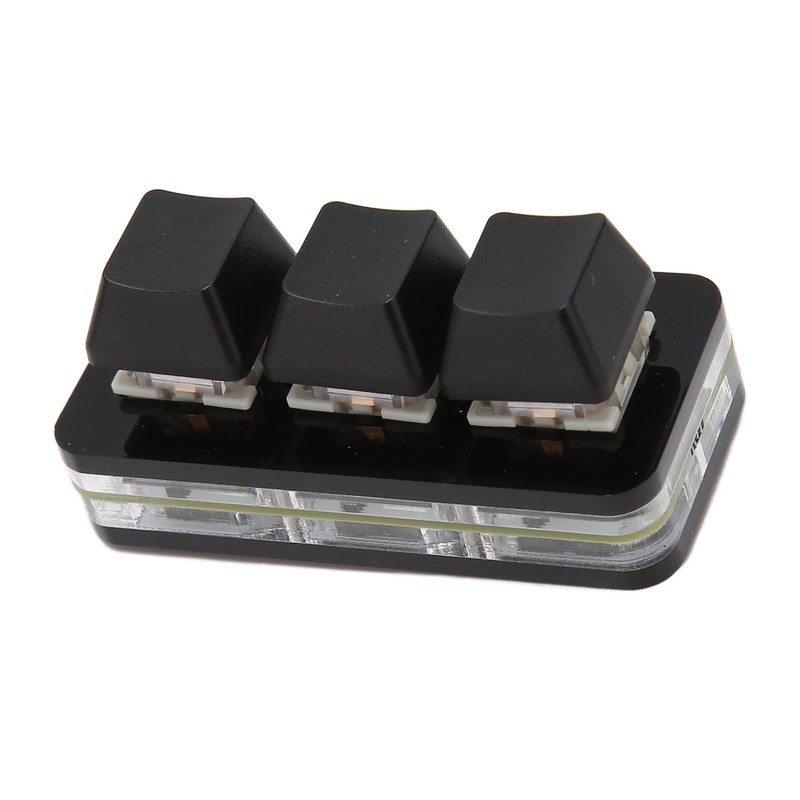USB 3 Key Mini Keypad RGB LED Backlight Supports Hot