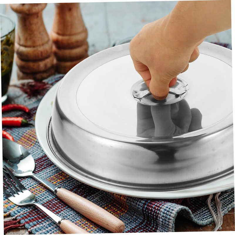 OHPHCALL Stainless Steel Steak Cover Heat Resistant Cooking Dome for