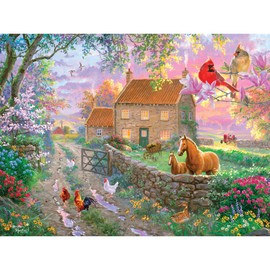 RoseArt - Abraham Hunter - English Farmlife - 500 Piece Puzzle for Adults