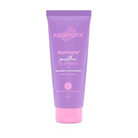 Aqualogica Limpiador Facial Illuminate+ Smoothie Con Frutos Del Bosque Y Alfa Arbutina Para Exfoliar E Hidratar Suavemente La Piel | Para Piel Mixta Y Seca - 100 Ml