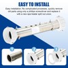 2" Spa Hot Tub Heater Split Nut Unions with Screw