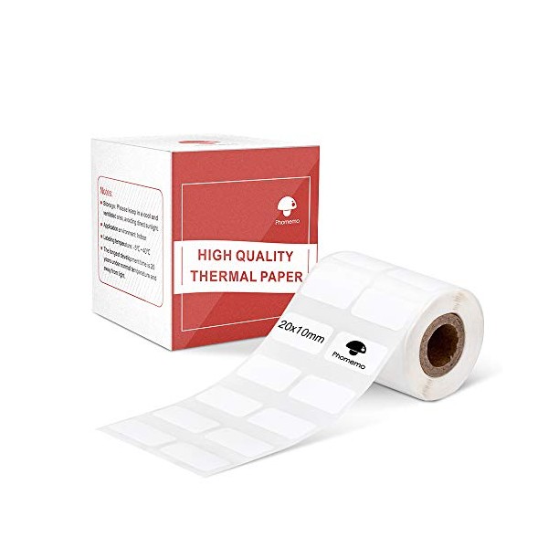 Multi-Purpose White Self-Adhesive Label Paper for Phomemo M200 Label Printer,