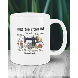 Mugs Novelty Coffee For Sewer Mom Wife From Daughter Son Husband Family Meaningful Quotes Sewing Machine Tools Printed White Ceramic Cup 11 15oz Tea Cup Gifts For Men Women On Birthday