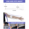 Sosation 50 Pcs Waterproof Arm Cast Cover for Shower Bath,