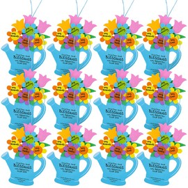 Fun Express Religious Count Your Blessings Flower Foam Craft Kit - Makes 12