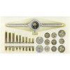 TOOLCRAFT TO-7106694 Tap Set HSS M1, M1.1, M1.2, M1.4, M1.6,