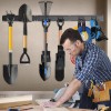 Garage Tool Organizer Storage Wall Mount with Adjustable Swivel Buttons
