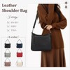 MFFOR Shoulder Bag, Genuine Leather, Women's, 2-Way Crossbody Bag, Handbag,
