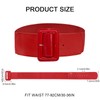LJCZKA Women Wide Stretchy Belt Adjustable Vintage Elastic Waist Belt