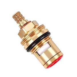 013787-45 Ceramic Cartridge Assembly, Hot Side Replacement Brass Faucet Cartridge for T&S Faucets, RTC Valve Stem Repair Kit, 40°F-140°F, 20-125 PSI