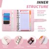 A6 PU Leather Budget Organiser with Buckle Budget Planner Financial