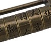 Metal Chinese Old Style Vintage Antique Password Lock Padlock for