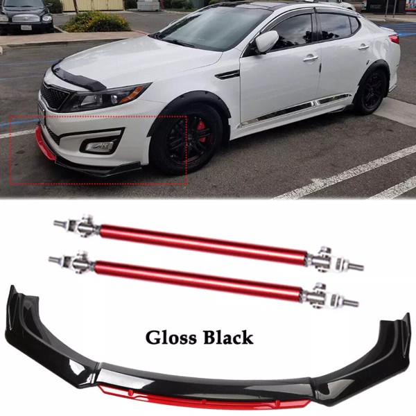 Unbranded Front Bumper Lip Body Kit Splitter Spoiler For KIA