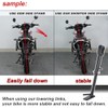 Xitomer 0-3 inch Steel Kickstand Fit for MT-07 XSR700 2024