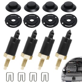 4 Mounting Sets Engine Cover 2.0 HDI Clips Holder Attachment for Berlingo C4 C5 Xsara Xantia 206 306 307 406 607 806 Kit with Clips Bolts Compatible 0137F6 13711