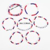 Lonext 4th of July Bracelets American Flag Red White Blue