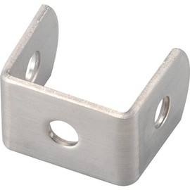 TRUSCO Joint Fittings 19 Type U Stainless Steel Dimensions 10.7 x 1.1 inches (27 x 27 mm) Number of Holes 3 TK19-U3S x 5 Pieces [Case Sale]