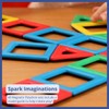 Magnetic Polydron Starter Set - Bright Coloured Magnetic Building Construction