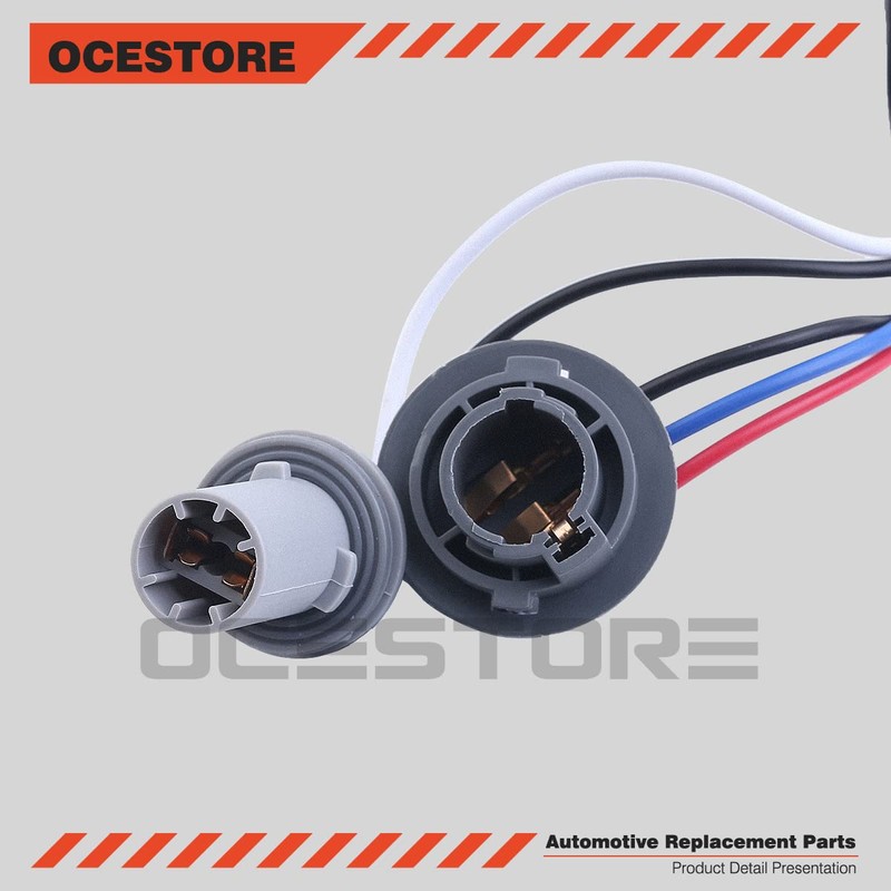 OCESTORE 2pcs 92450-3Q000 Taillight Wiring Harness Rear Lamp Socket Wire