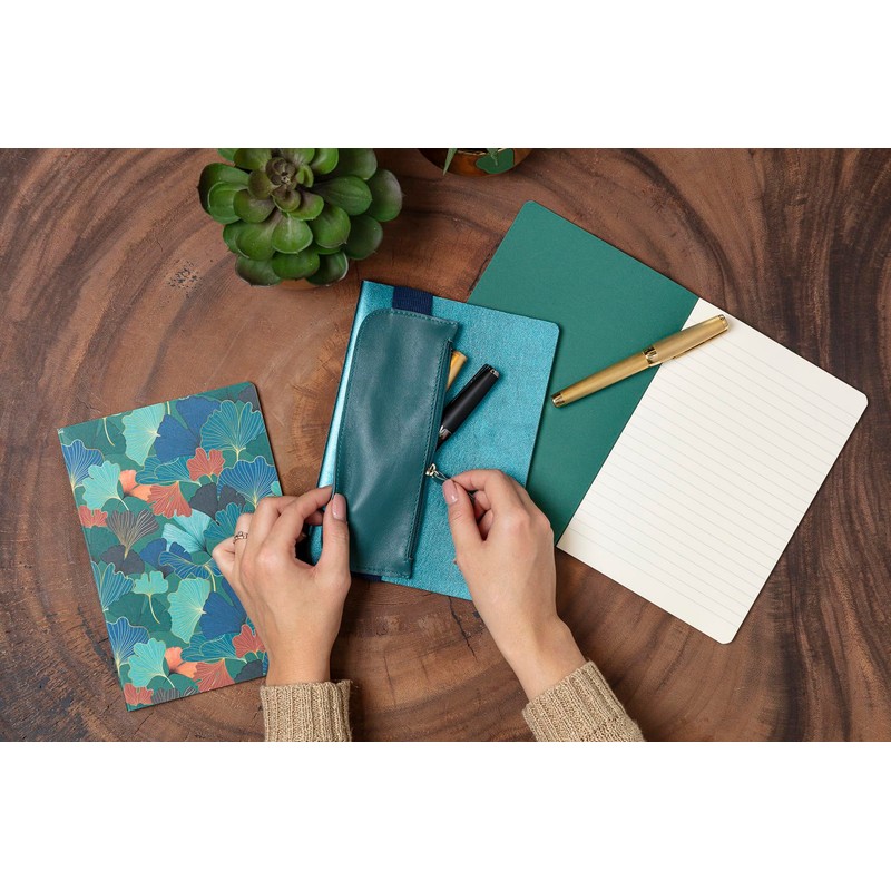 Clairefontaine Ginkgo 115950C Multi-Purpose Leather Case 18 x 11 x