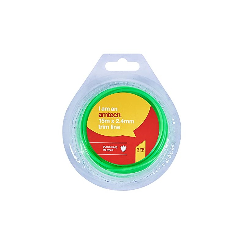 Amtech U4040 15m x 2.4mm strimmer line