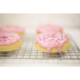 USA Pan Oven Safe Nonstick Baking and Cooling Rack, Quarter Sheet, Aluminized Steel