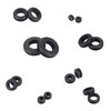 DollaTek 200pcs Rubber Grommet Set Harness Grommet Wire Seal