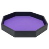 Gesserit Dice Board with Felt Pad, Purple Felt Lined PU