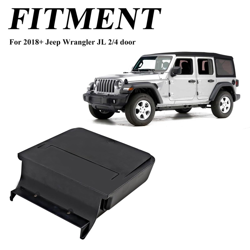 JHD-TOGO Jeep Wrangler JL One-Touch Hidden Storage Console Box, Center